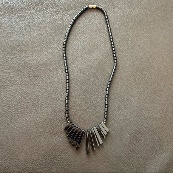 None Jewelry - Hematite Necklace